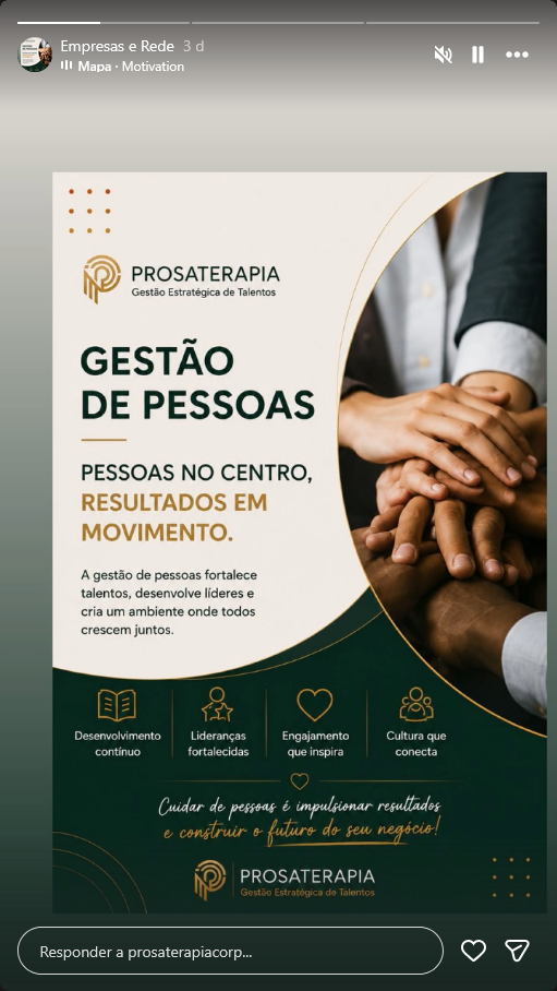 Gestão de Resultados - Prosaterapia