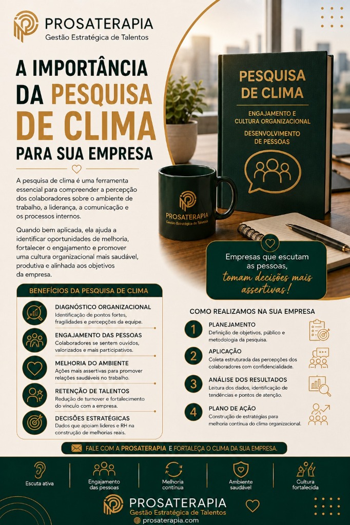Pesquisa de Clima Organizacional - Prosaterapia
