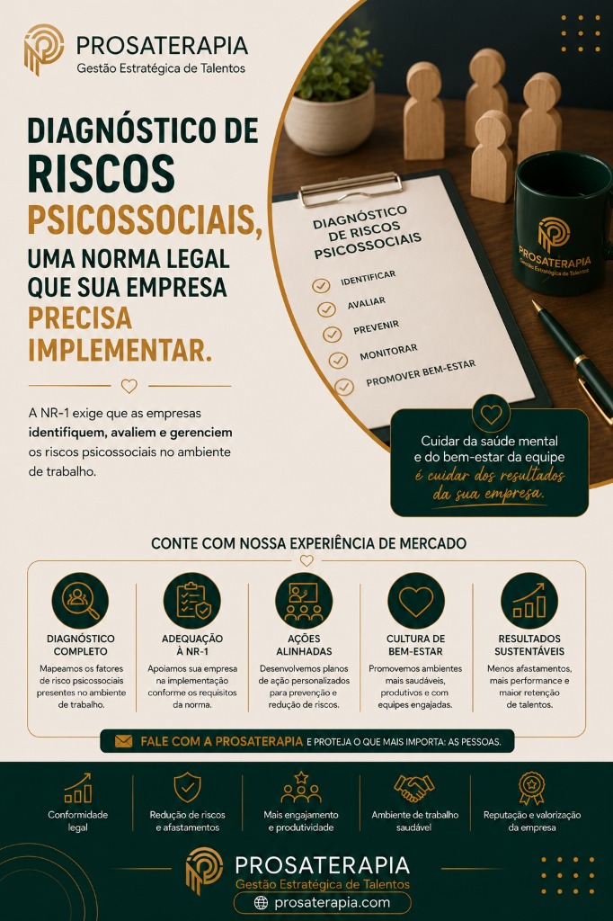 Diagnóstico de Riscos Psicossociais - Prosaterapia
